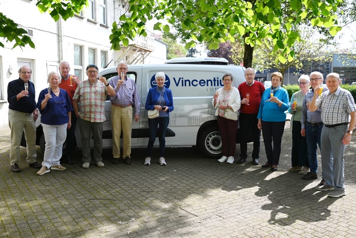 Nieuwe koelwagen voor Sint-Vincentius