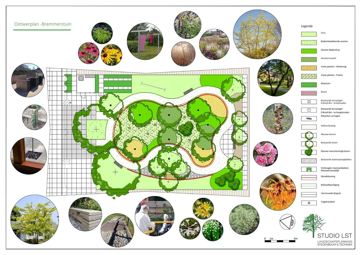 Zorggroep deelt ontwerp dementievriendelijke tuin