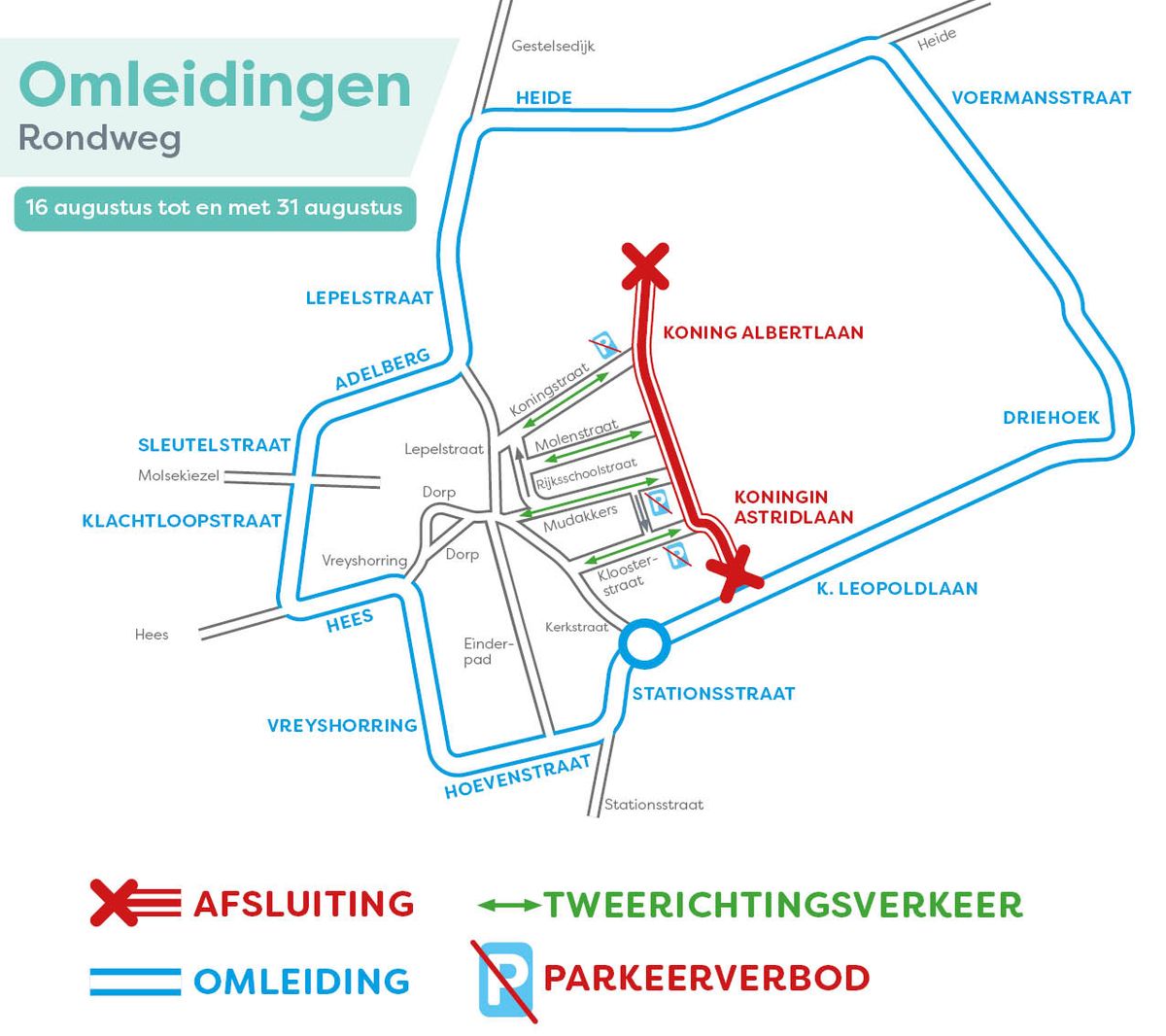 Bomen worden gerooid: verkeershinder