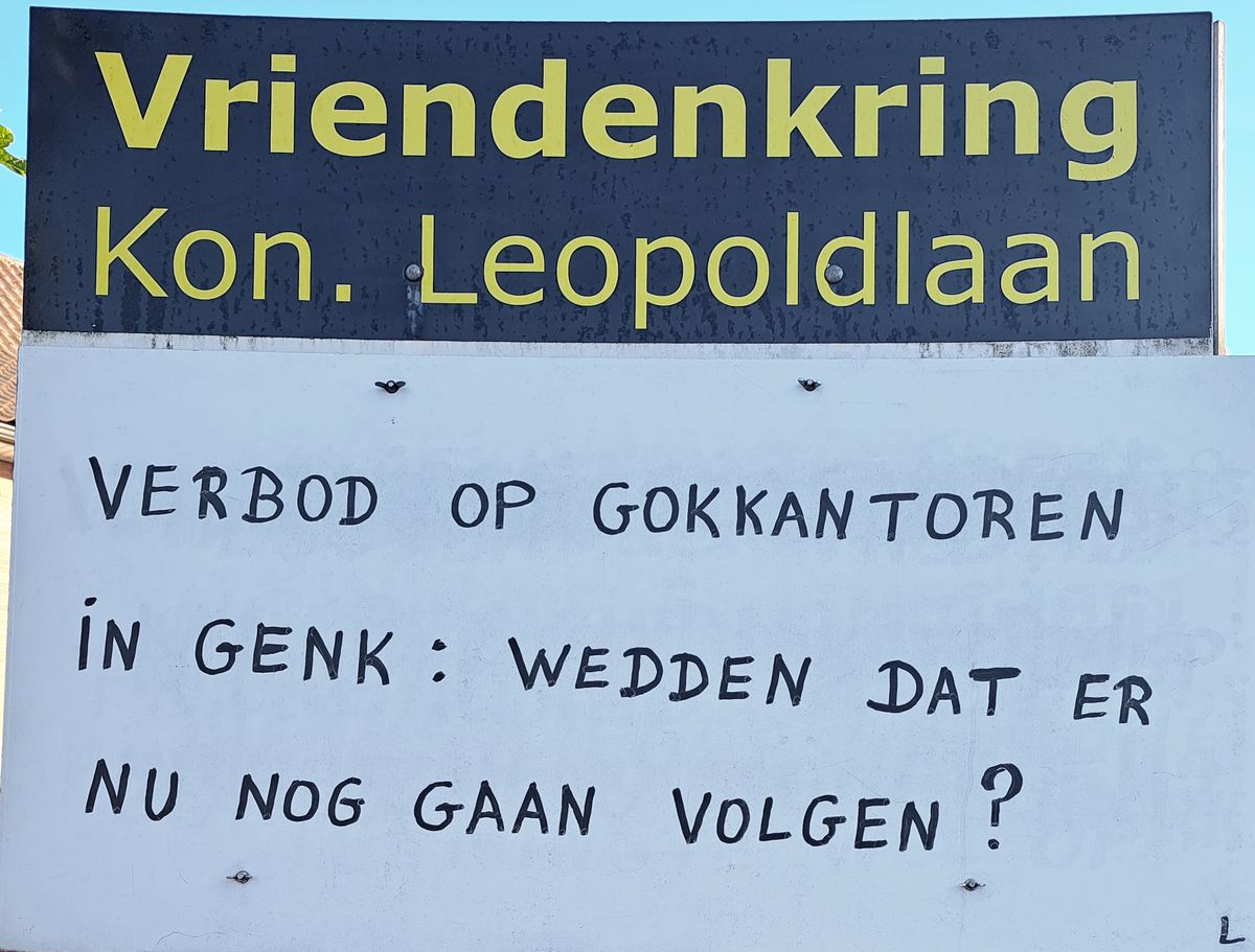 Verbod op gokkantoren