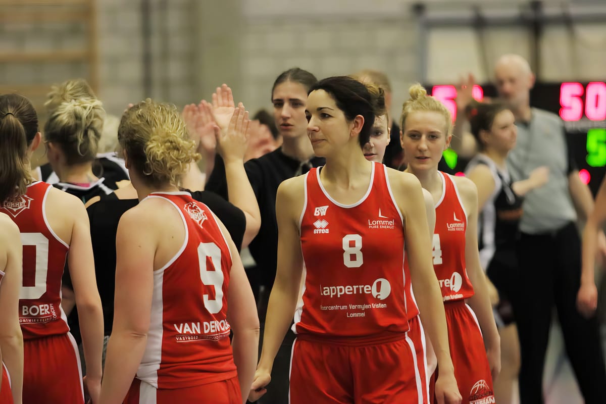 Basket dames winnen van Melsele-Beveren