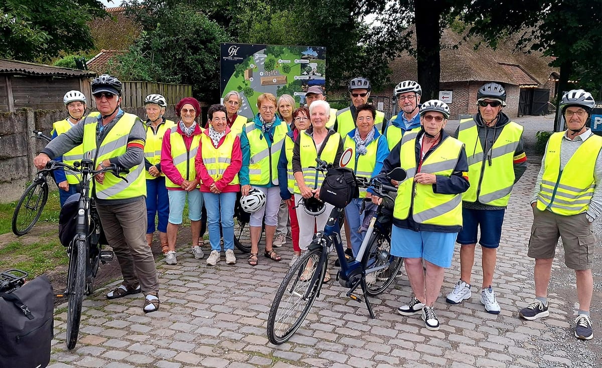 OKRA fietst drie dagen naar en in Mergelland