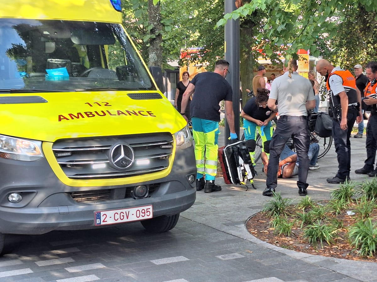 Man afgeranseld en naar ziekenhuis vervoerd