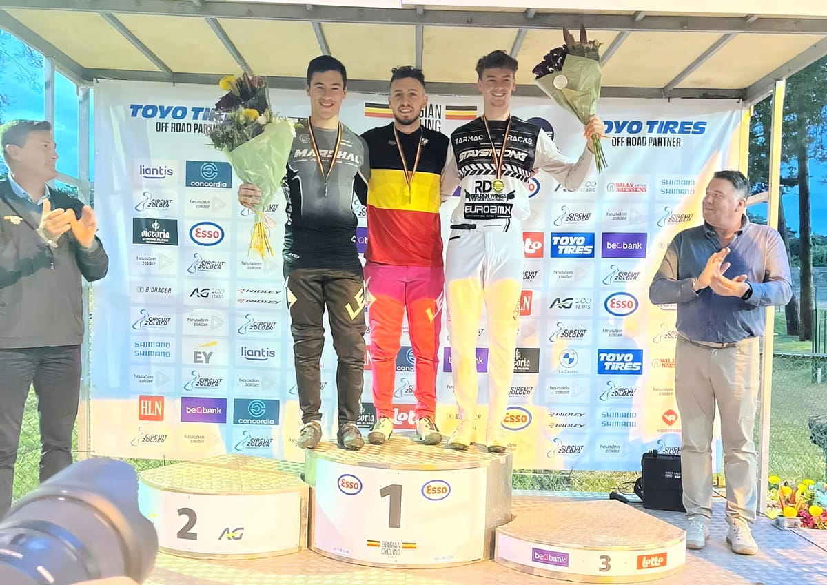 Lommelaar Seppe Laenen Belgisch kampioen BMX