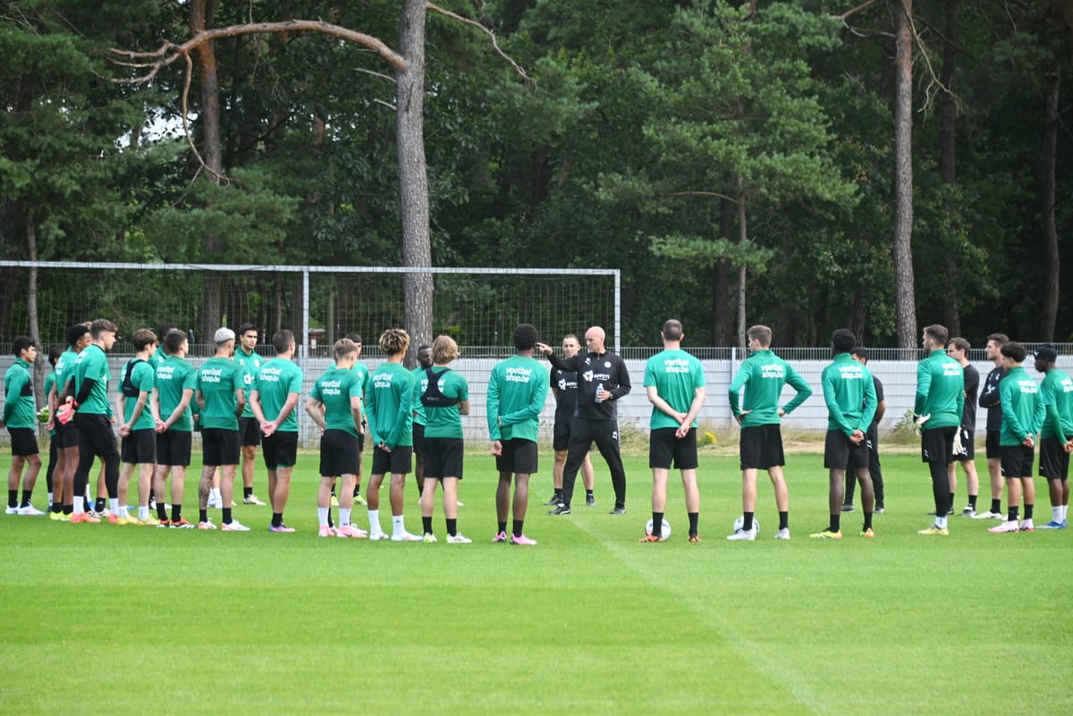 Eerste training bij Lommel SK