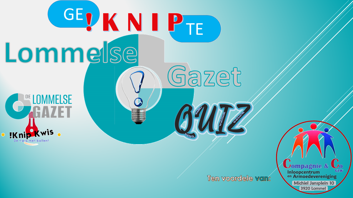 Laatste week om in te schrijven voor onze Quiz