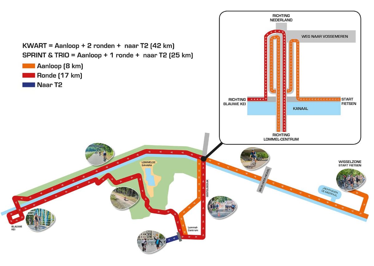 Verkeersafsluitingen zondag tijdens de Triatlon