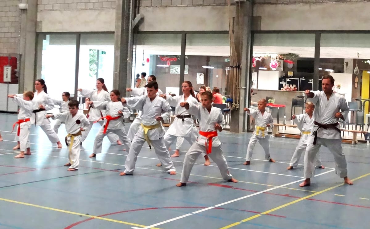 Start trainingen Lommelse karate-club