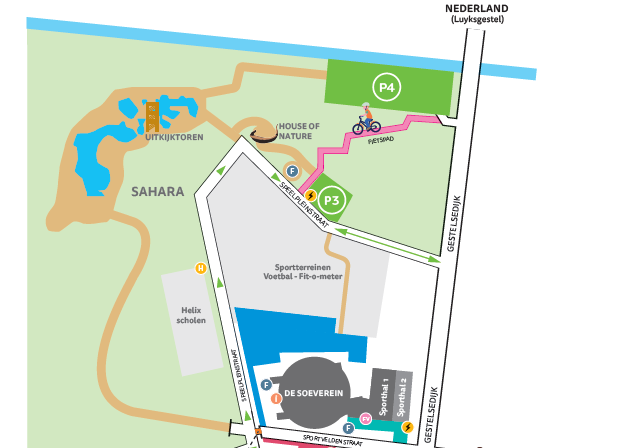 Nieuwe verkeerssituatie parking Soeverein vanaf 1 november