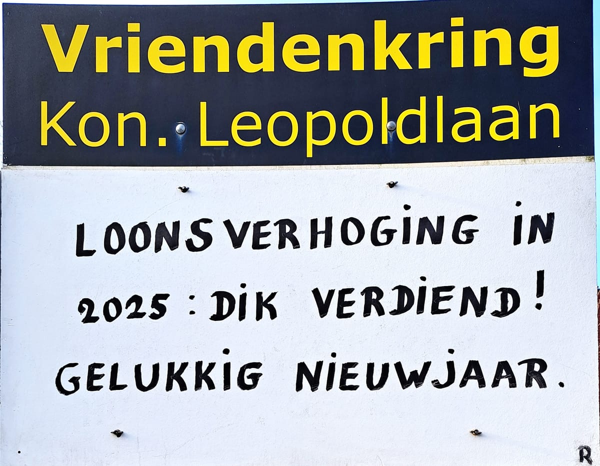 Een verdiende loonsverhoging in 2025...