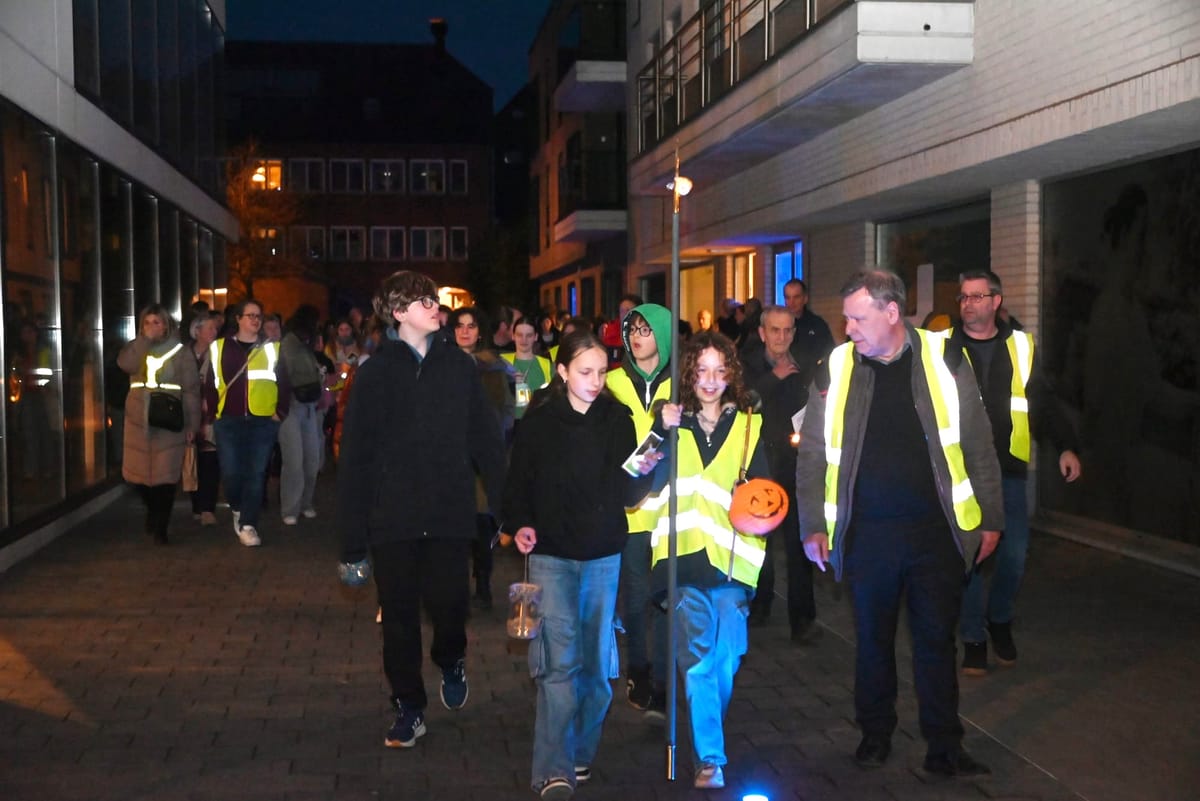 Pelgrimswandeling in het centrum