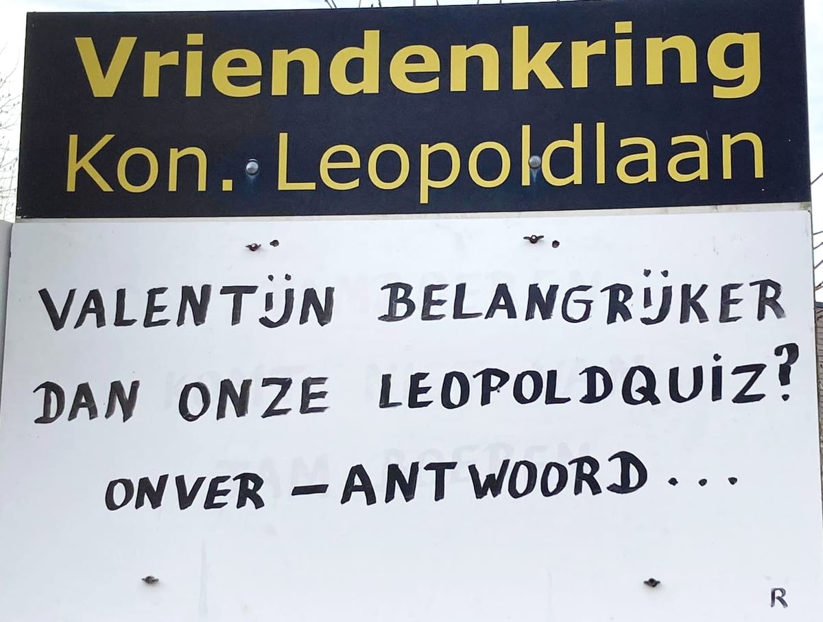 Leopoldquiz uitverkocht