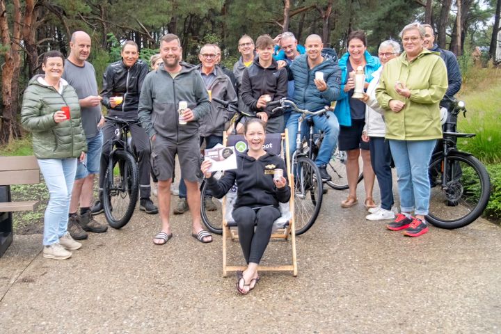 Fiona Van Bladel eerste op de stoel