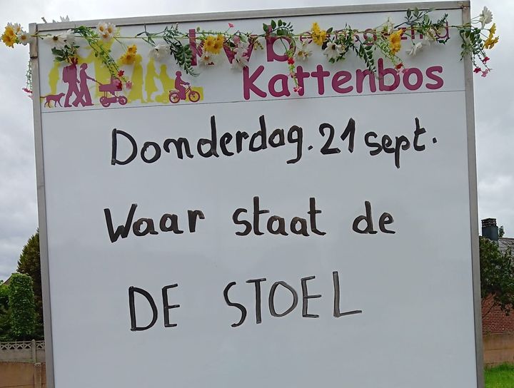 Nog één keer 'De stoel'