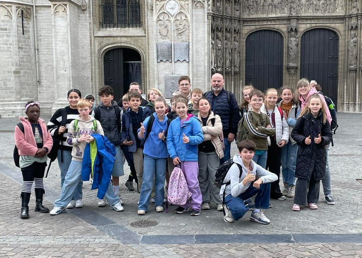 Kindergemeenteraad op uitstap naar Antwerpen