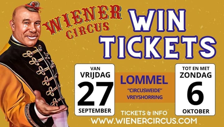 Winnaars ticket Wiener Circus