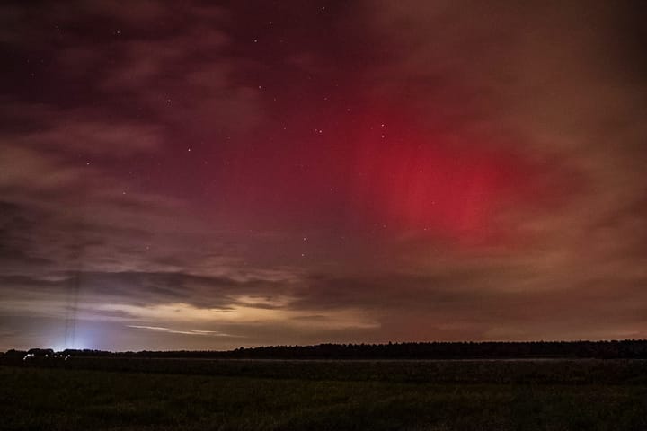 Noorderlicht te zien