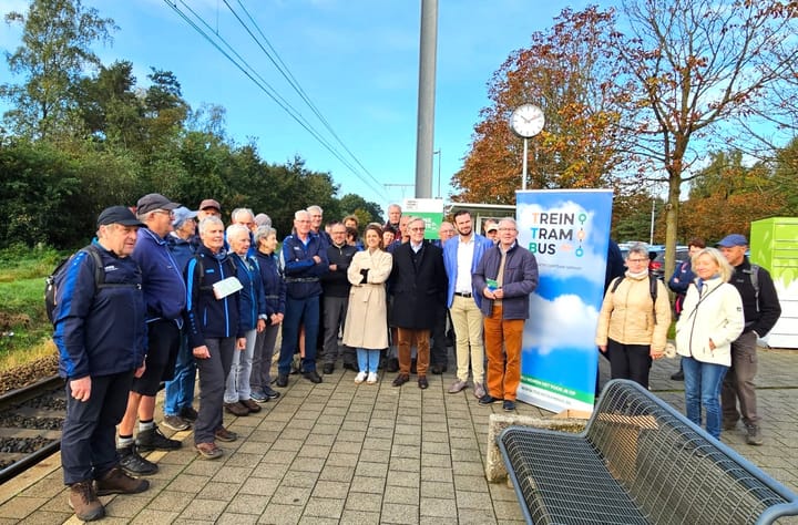 Nieuwe Groene Halte wandeling van station Lommel tot station Pelt