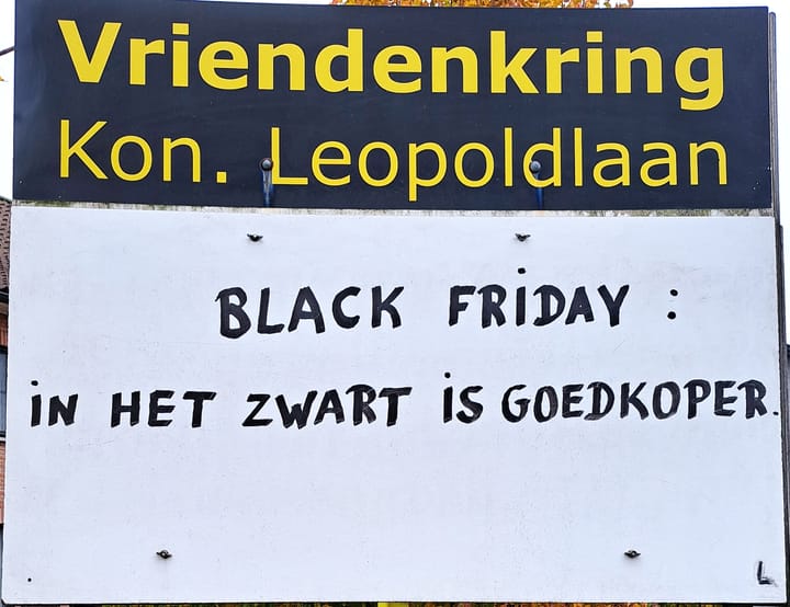 'Black Friday' komt er weer aan