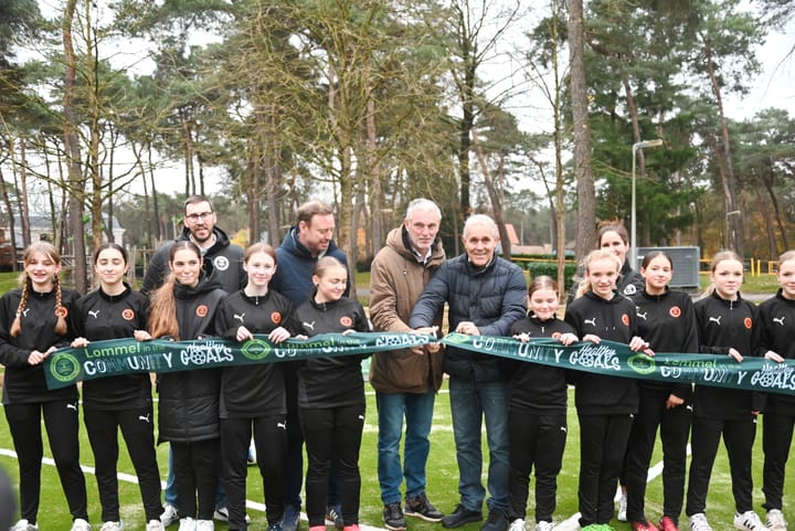 Lommel SK en Stad Lommel openen interactief sportveld in Park Soeverein