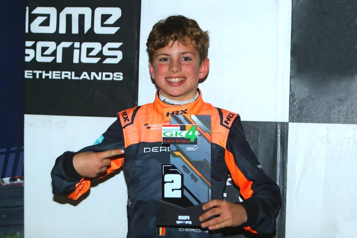 Lommelaar Diede Derdaele vice-kampioen GK4 Karting