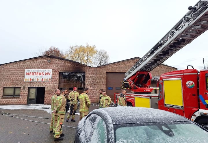 Brand bij Mertens NV