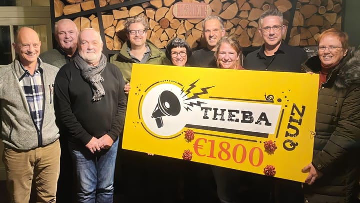 Quizploeg 'Gratis Bier Van De Jury' zamelt 1.800 euro in voor Peter Meter vzw