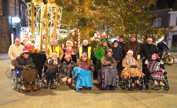 Kerstwandeling bewoners Kapittelhof