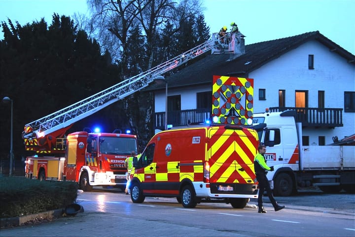 Schouwbrand op Luikersteenweg